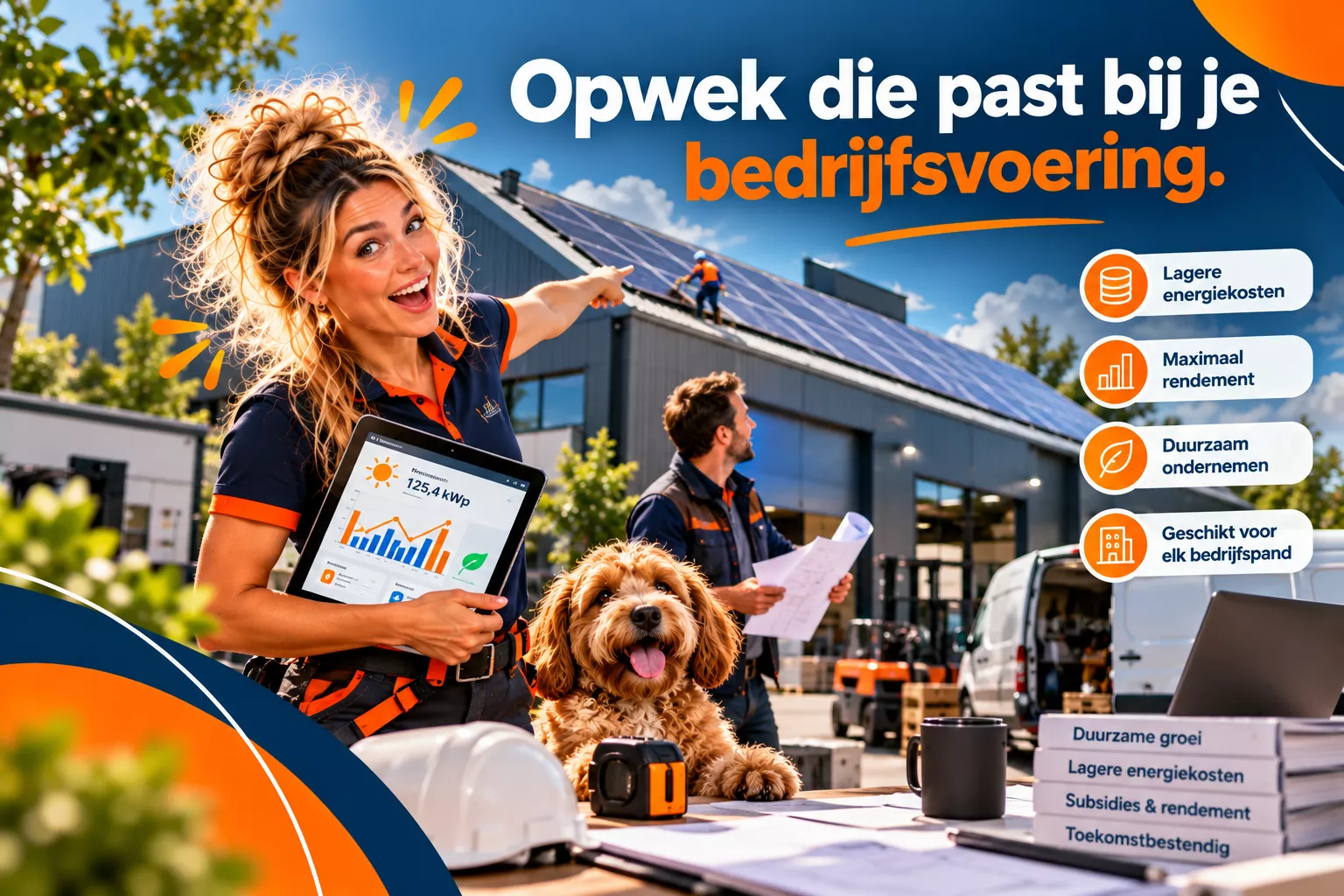 Nederlandse zakelijke omgeving met energieoplossingen